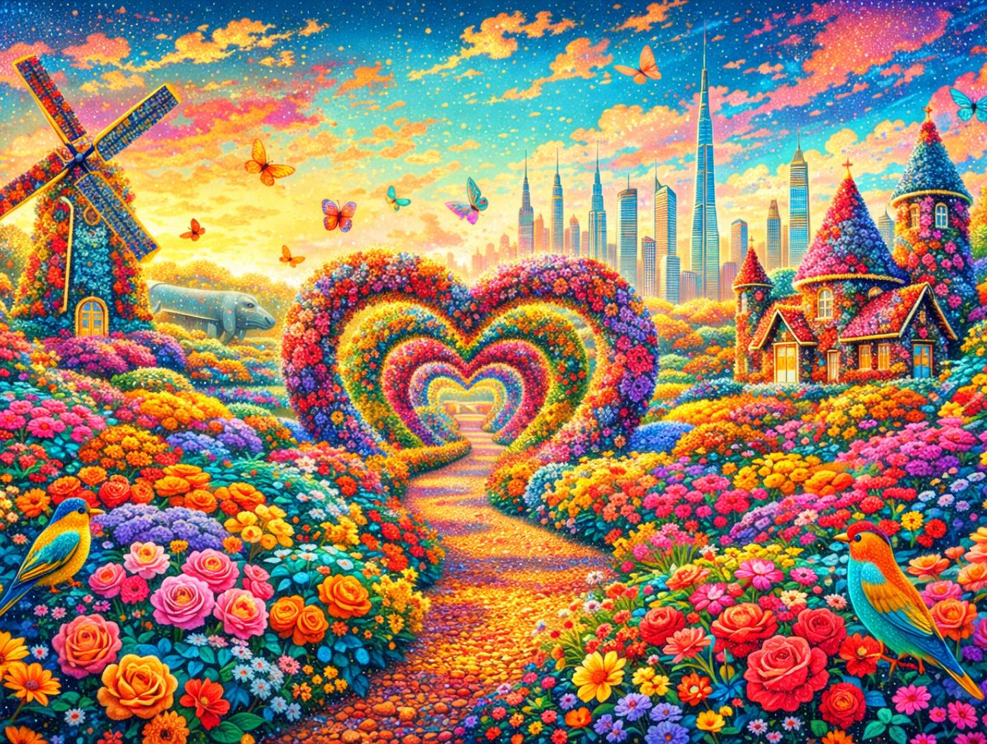 Dubai Miracle Garden Free