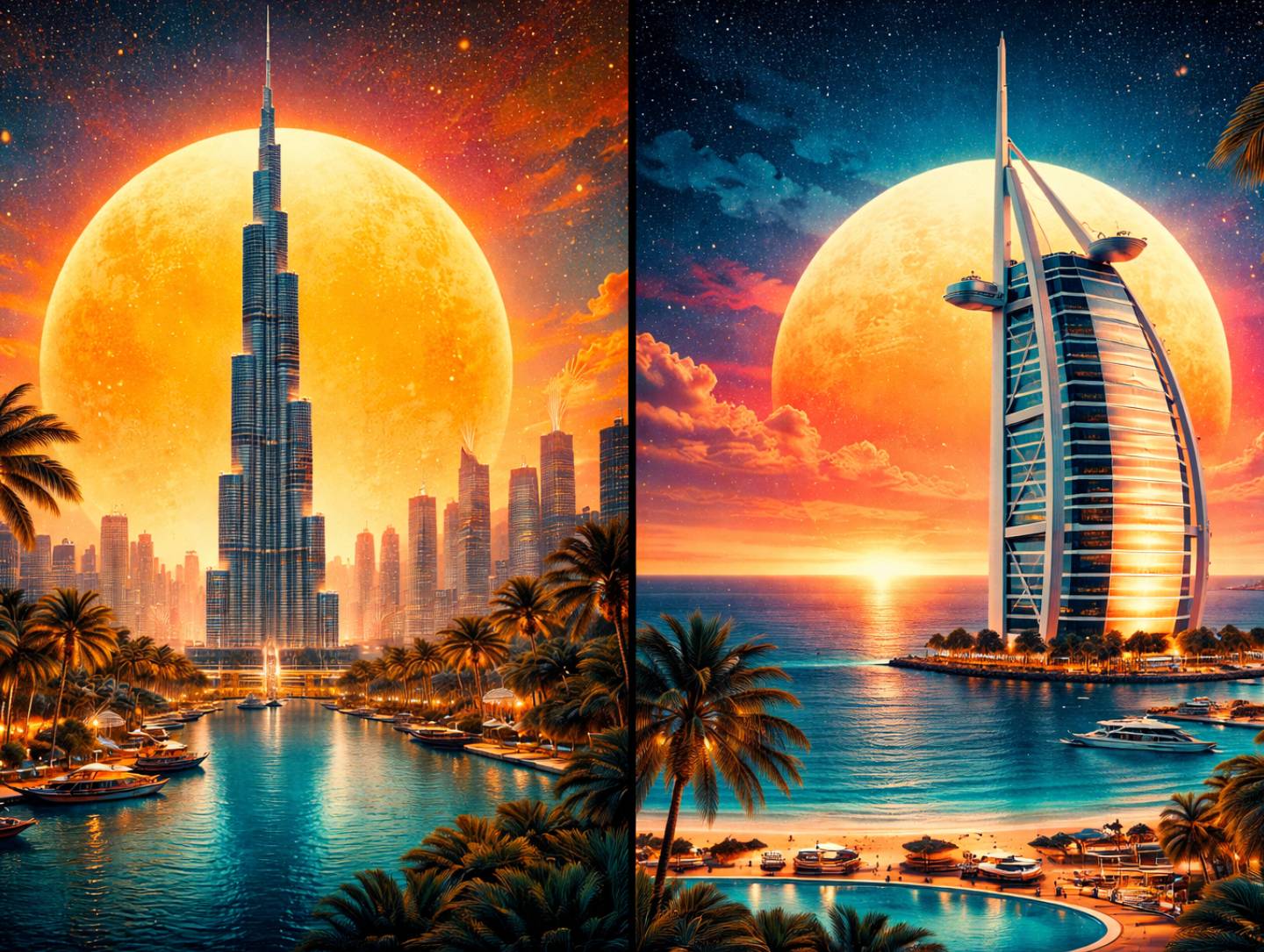 Burj Khalifa vs Burj Al Arab