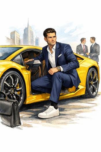 An average man in Dubai