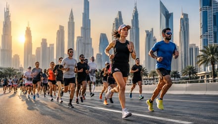 Dubai Run 2026 on Sheikh Zayed Road