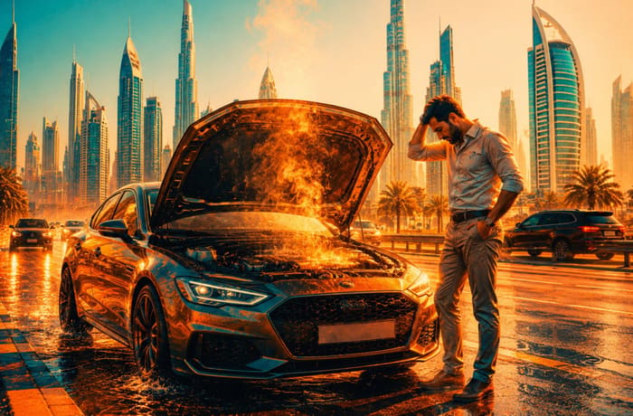 Car Overheating in Dubai summers