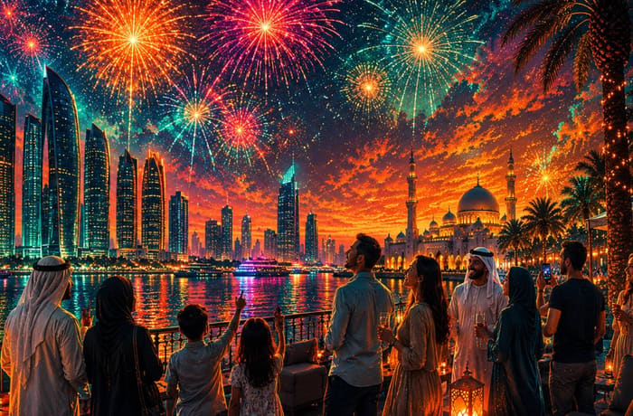Abu Dhabi Eid Al Adha 2026 Fireworks