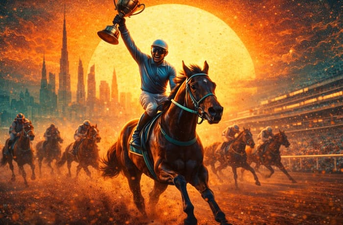 Magnitude Wins Dubai World Cup