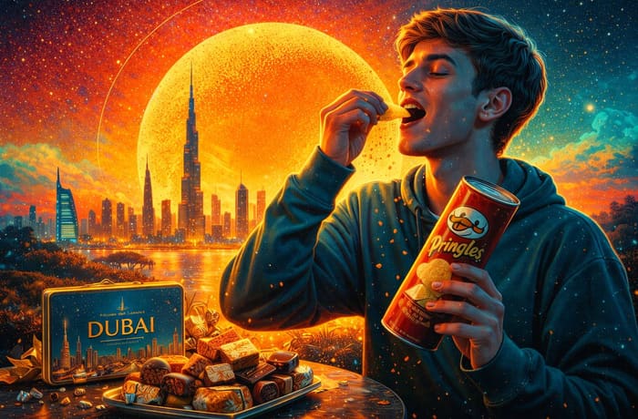 Dubai Chocolate Pringles