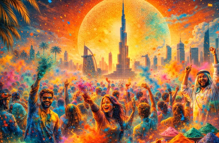 Holi in Dubai 2026