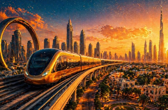 Does the Dubai Gold Line Go Through JVC