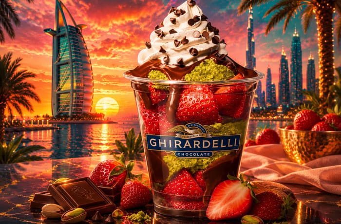 Ghirardelli Dubai Style Chocolate Strawberry