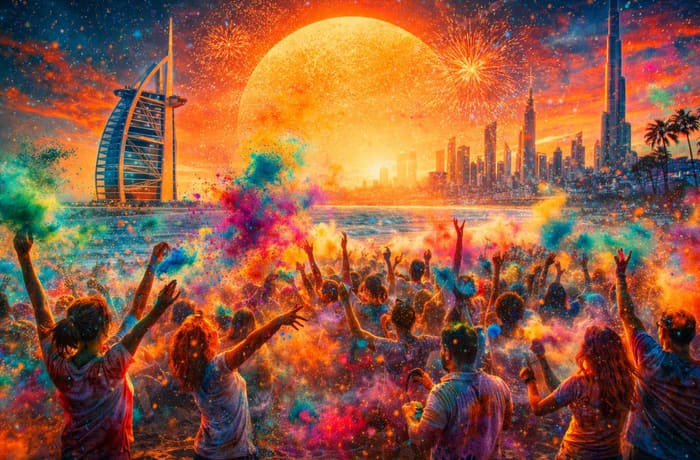 Best Holi Events in Dubai