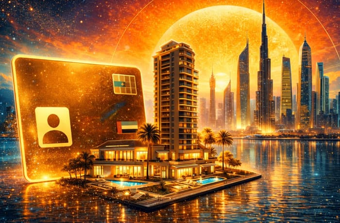 What are the steps to apply for Golden Visa after buying property?