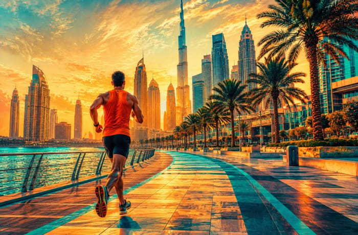Running in Dubai Summer