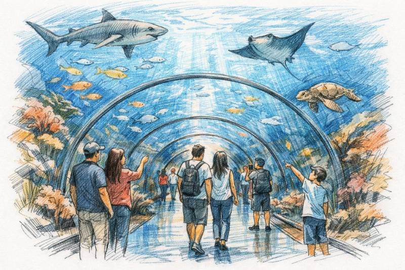 Dubai Aquarium Tunnel