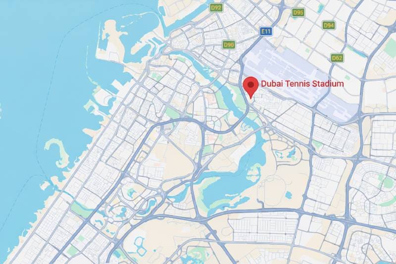 Dubai Tennis Championships Venue Map