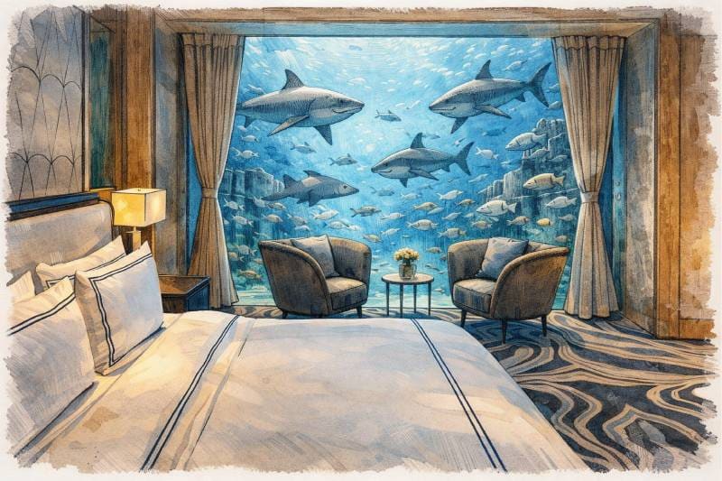 Atlantis Hotel Dubai Underwater Rooms