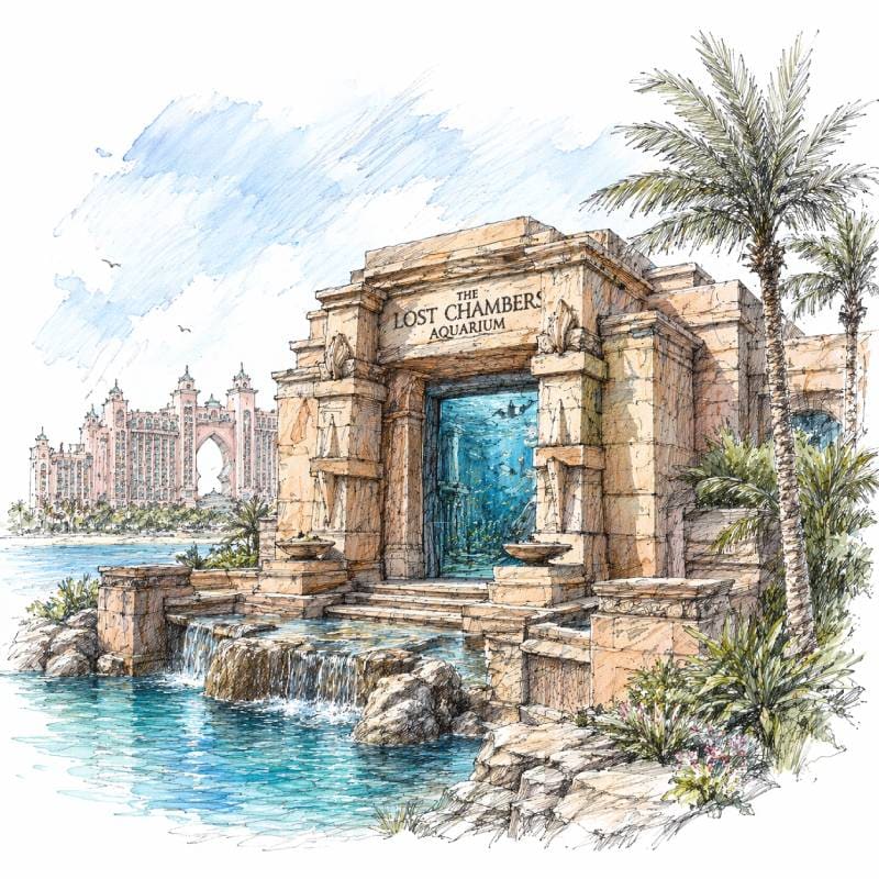 The Lost Chambers Aquarium - Atlantis The Palm