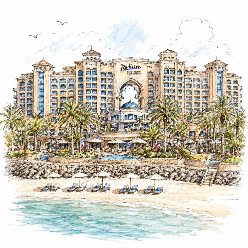 Radisson Beach Resort Palm Jumeirah - Palm Jumeriah Hotel