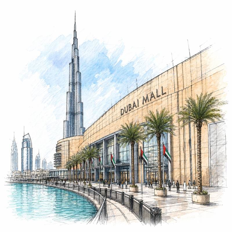 Dubai Mall - Visit in Dubai Summer