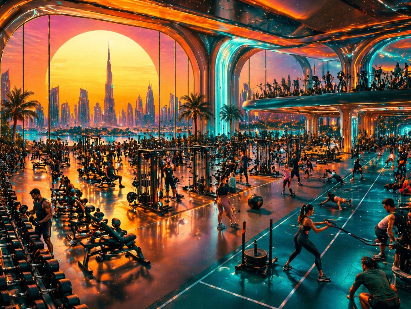 Binous Gym Fire