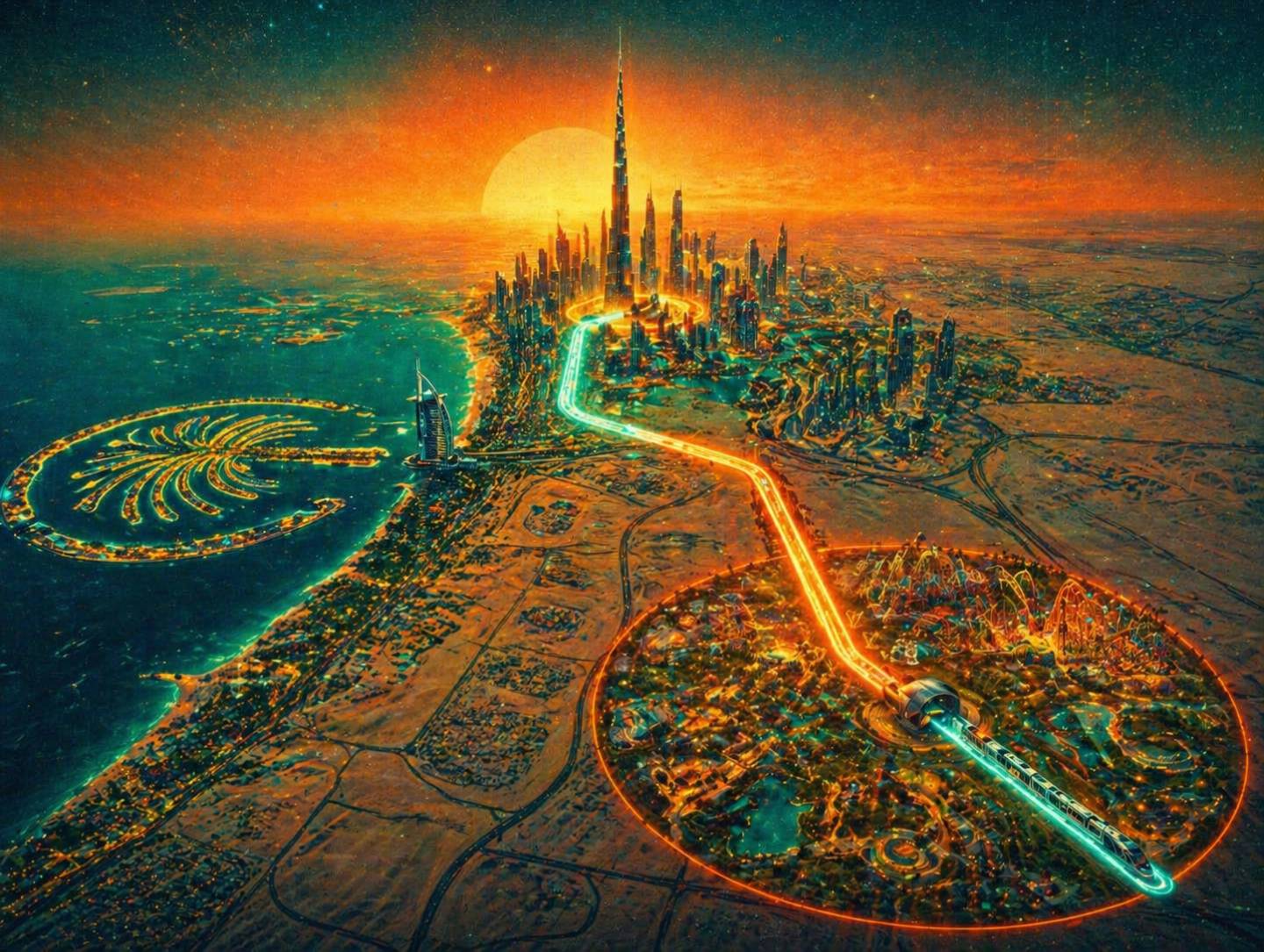 Can You Live in Dubailand and Work Downtown After the Gold Line Opens