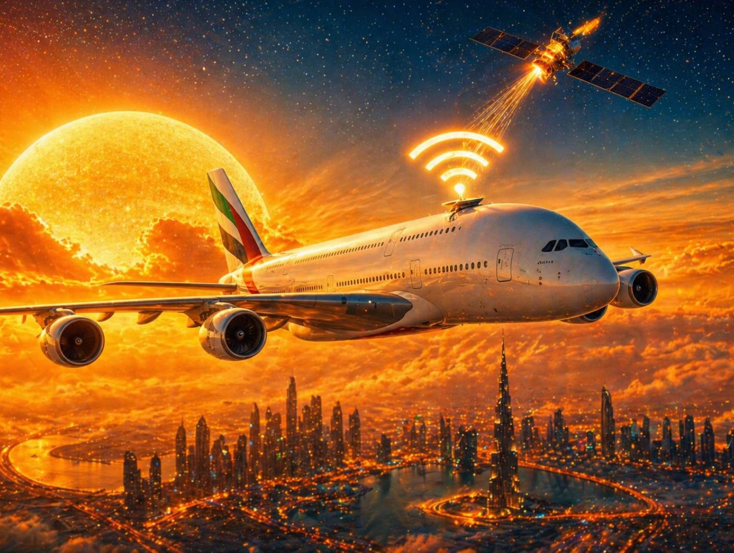 Emirates A380 Starlink Wi-Fi: Every Flight, Every Cabin, Free — Here Is What Changes Now 1 Emirates A380 Starlink Wi-Fi