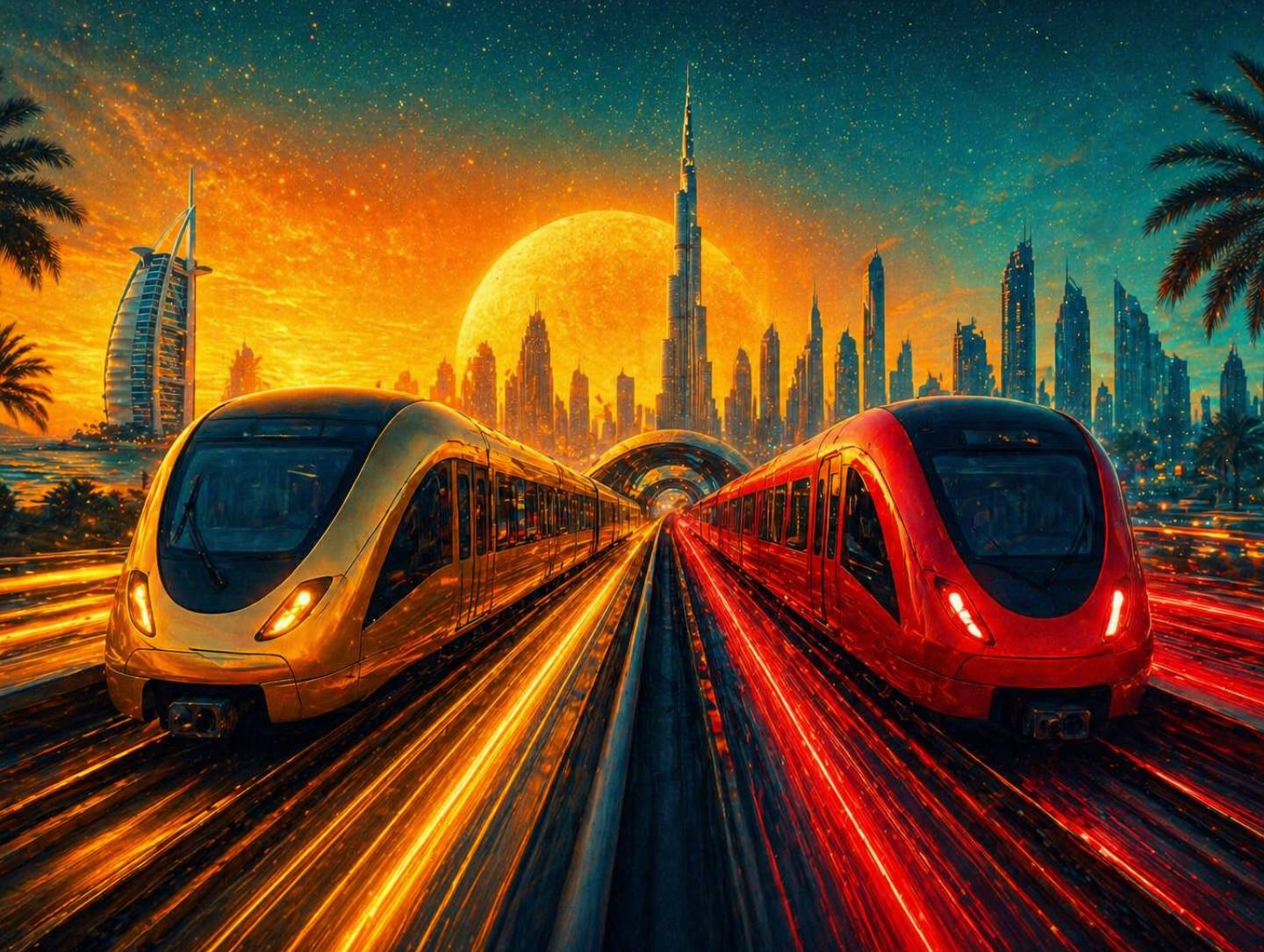 Gold Line vs Red Line