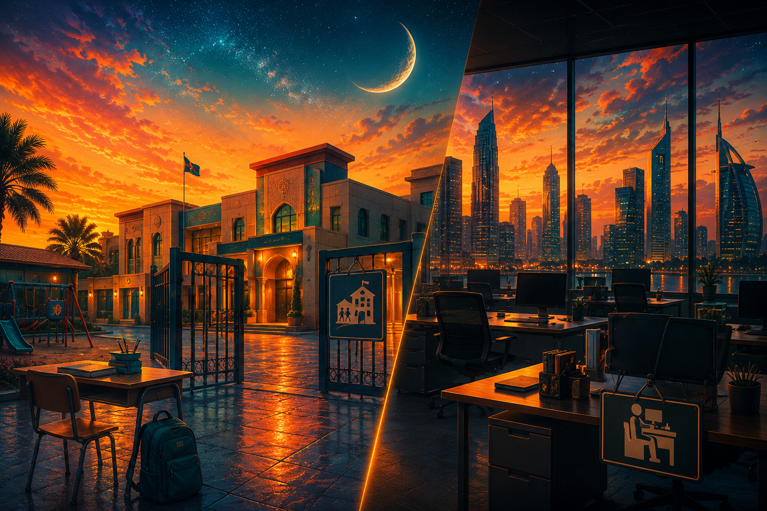 UAE School & Office Closure Rules During Eid Holidays 2026 1 UAE School Office Closed Eid